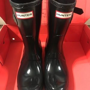Black Hunter Boots size 6
